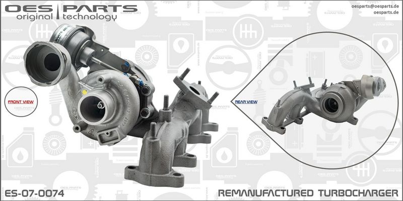 OES PARTS Kompressor,ülelaadimine ES-07-0074